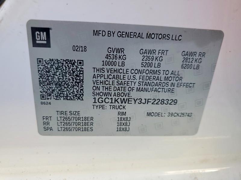 2018 Chevrolet Silverado K2500 Heavy Duty LTZ