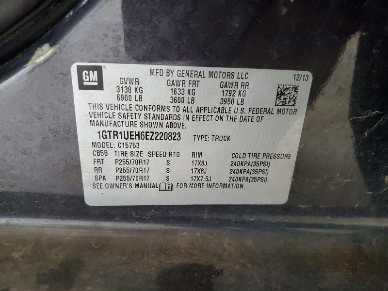 2014 GMC Sierra C1500 sle