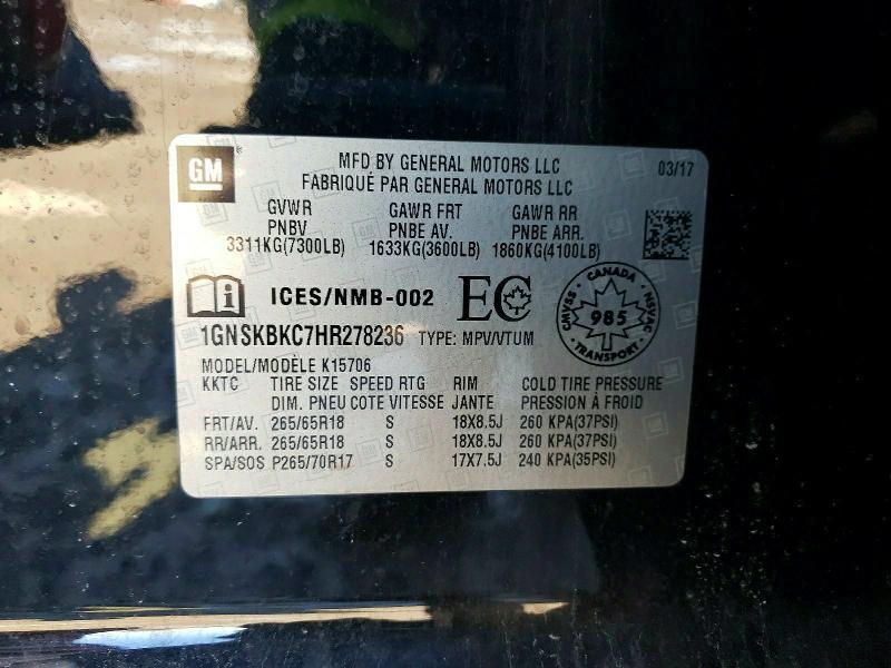 2017 Chevrolet Truck/van Tahoe lt 4DR 4WD