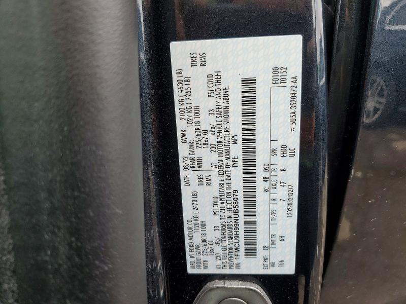 2022 Ford Escape sel