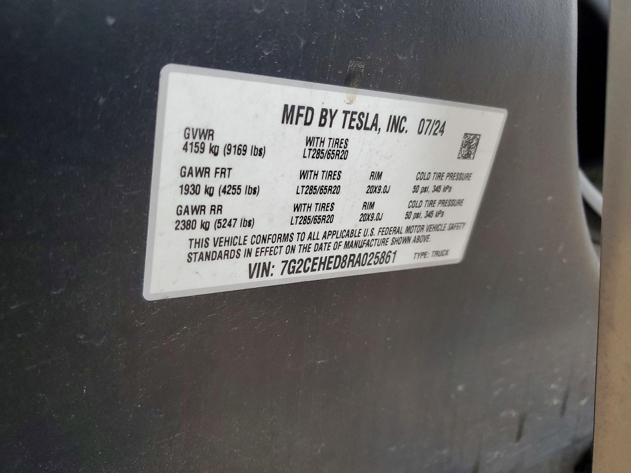 2024 Tesla Cybertruck