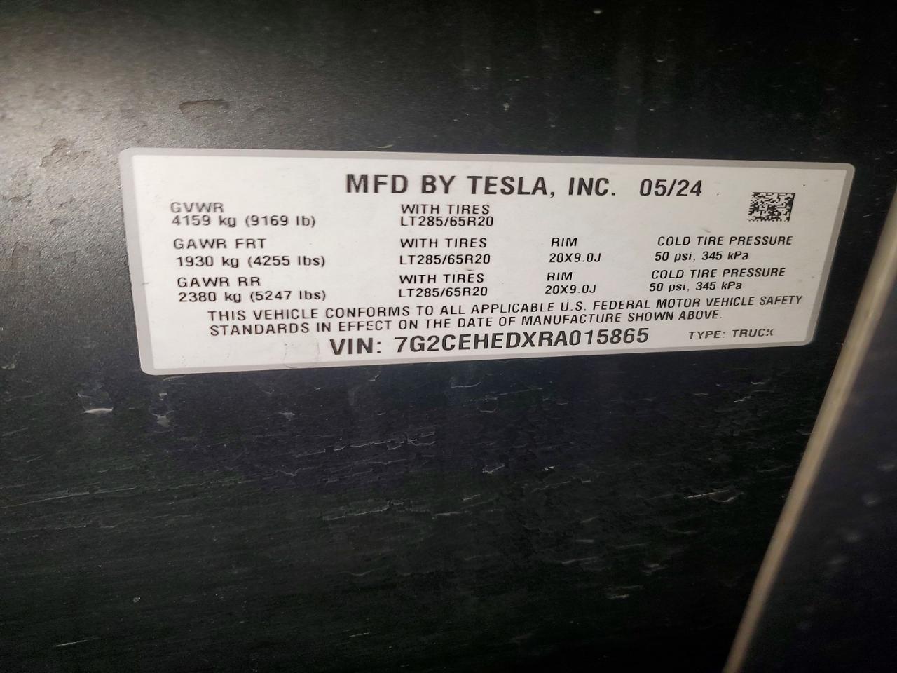 2024 Tesla Cybertruck