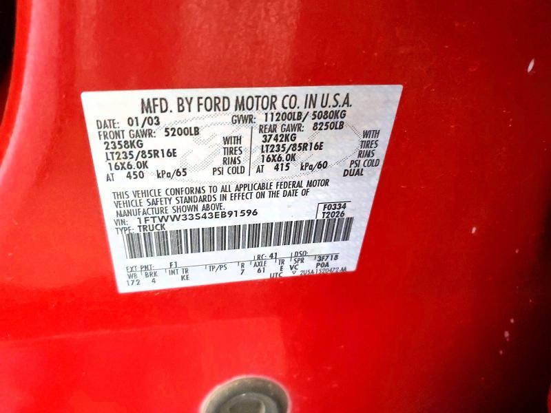 2003 Ford F350 Super Duty