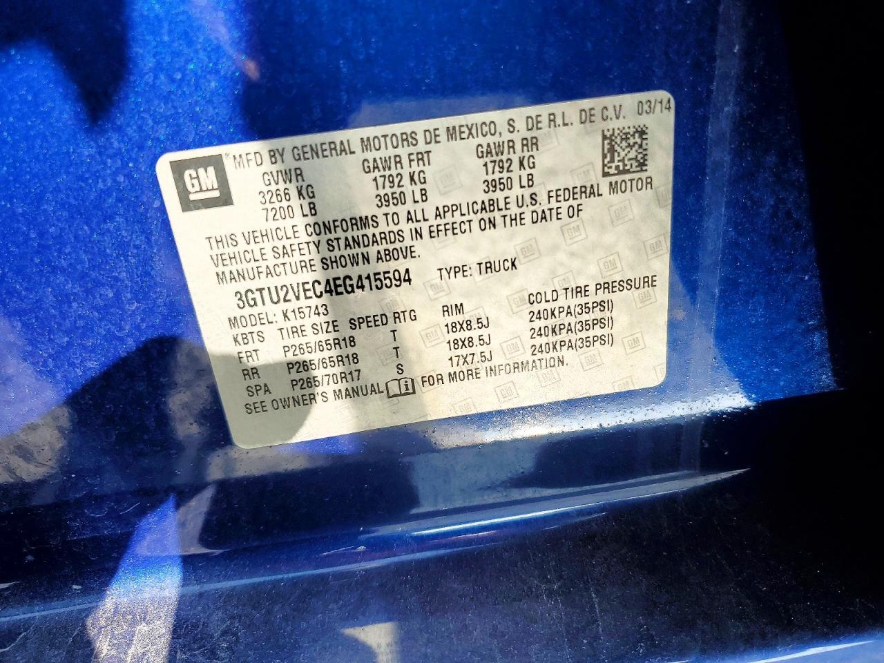 2014 GMC Sierra K1500 SLT