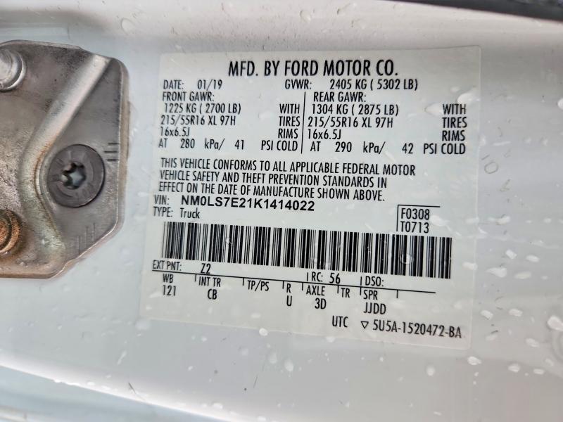 2019 Ford Transit Connect xl Utility / Service van