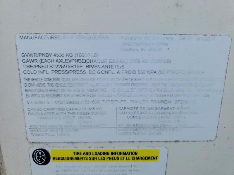 2018 Keystone Sprinter Camper