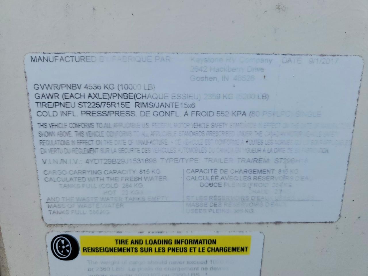 2018 Keystone Sprinter Camper