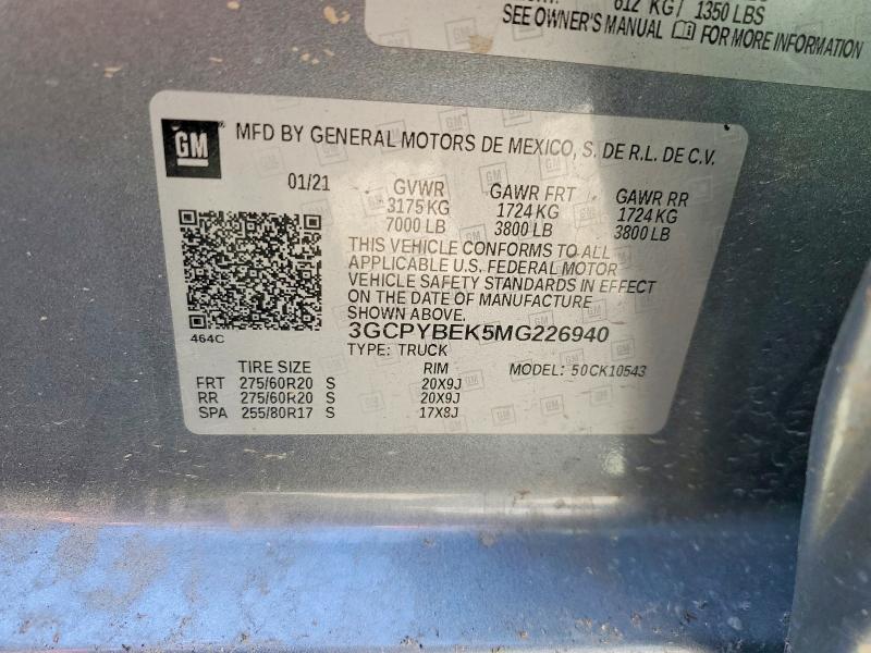 2021 Chevrolet Silverado K1500 Custom