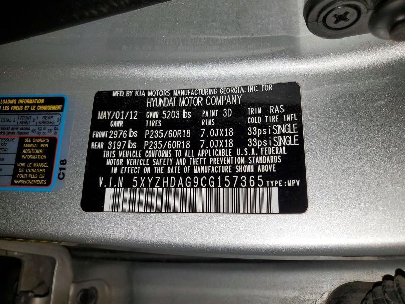 2012 Hyundai Santa fe se