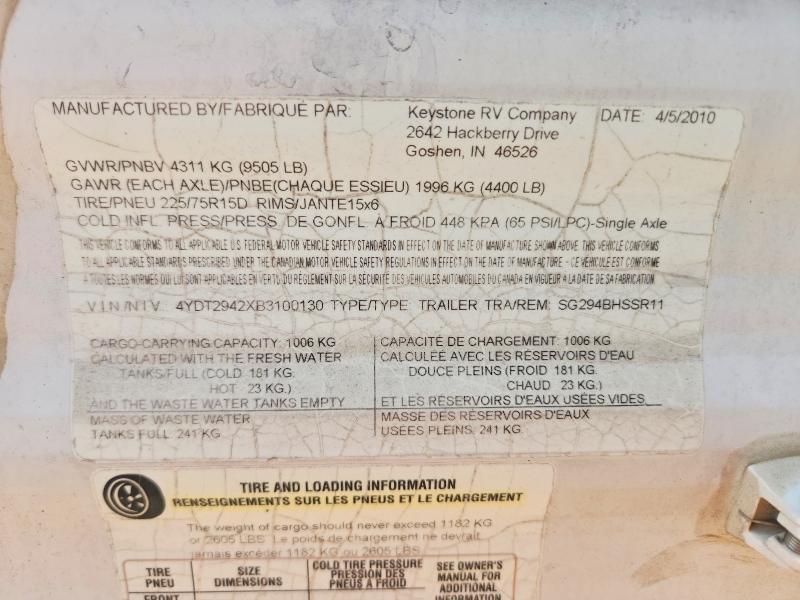 2011 Dutchmen Springdale Series