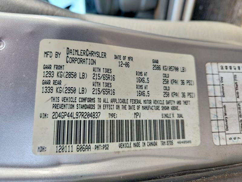 2007 Dodge Grand Caravan sxt