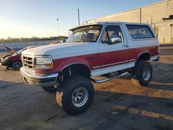 Ford salvage cars for sale: 1995 Ford Bronco U100