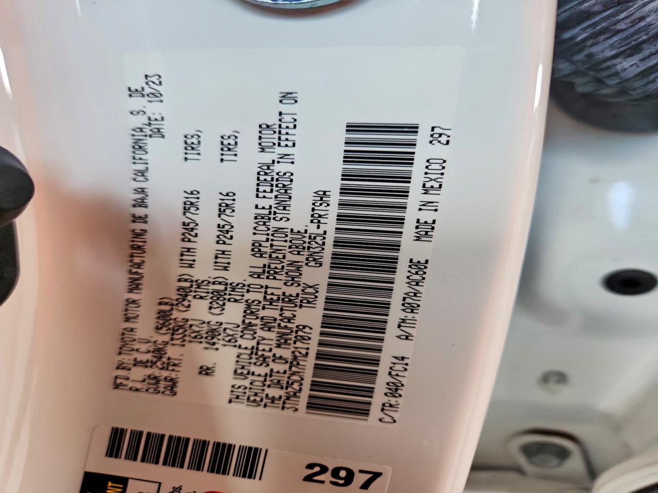 2023 Toyota Tacoma SR5 V6