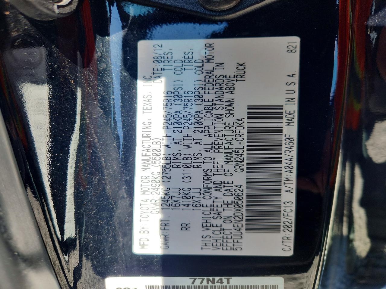 2013 Toyota Tacoma V6
