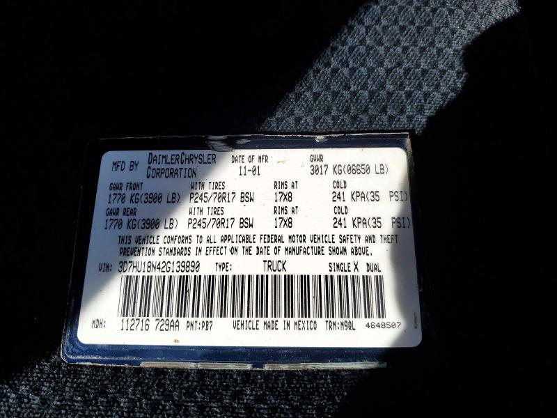2002 Dodge RAM 1500