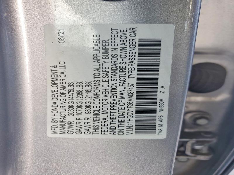 2021 Honda Accord Sport