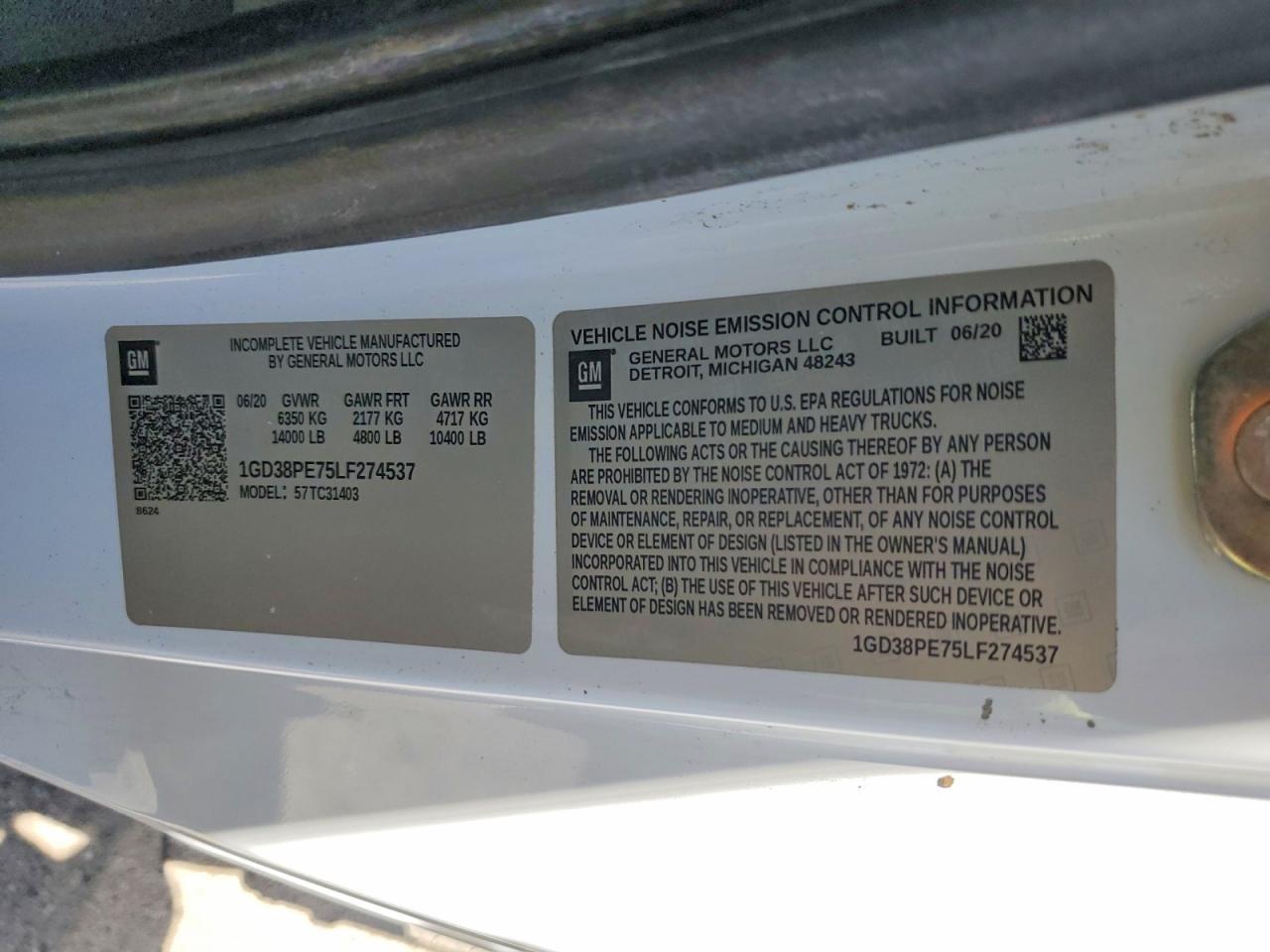 2020 GMC Sierra 3500 Utility / Service Truck