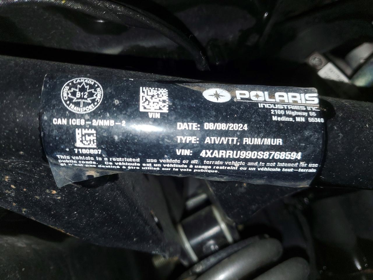 2025 Polaris 2025 Pols Ranger XP 1000 Utility Vehicle