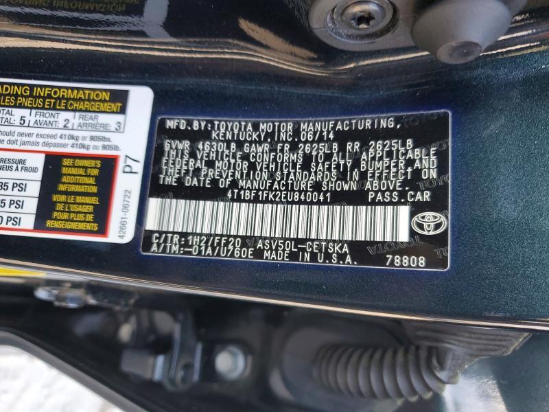 2014 Toyota Camry se