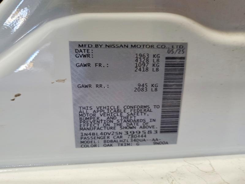 2025 Nissan Altima sv