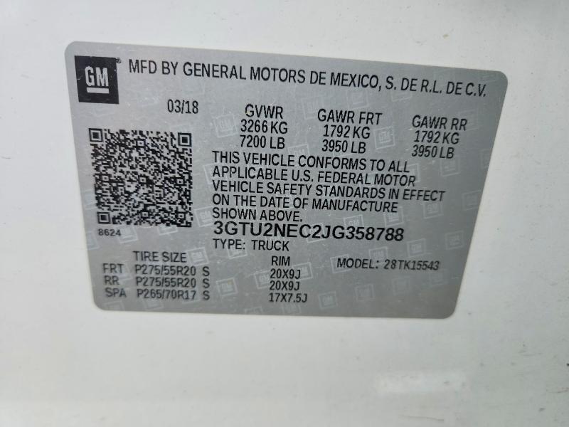 2018 GMC Sierra K1500 SLT