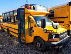 Salvage trucks for sale at Glassboro, NJ auction: 2013 Chev 2013 Collins Bantam G3500-School Bus