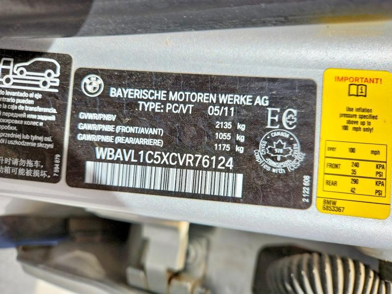 2012 BMW X1 Xdrive28i