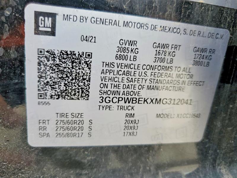 2021 Chevrolet Silverado C1500 Custom