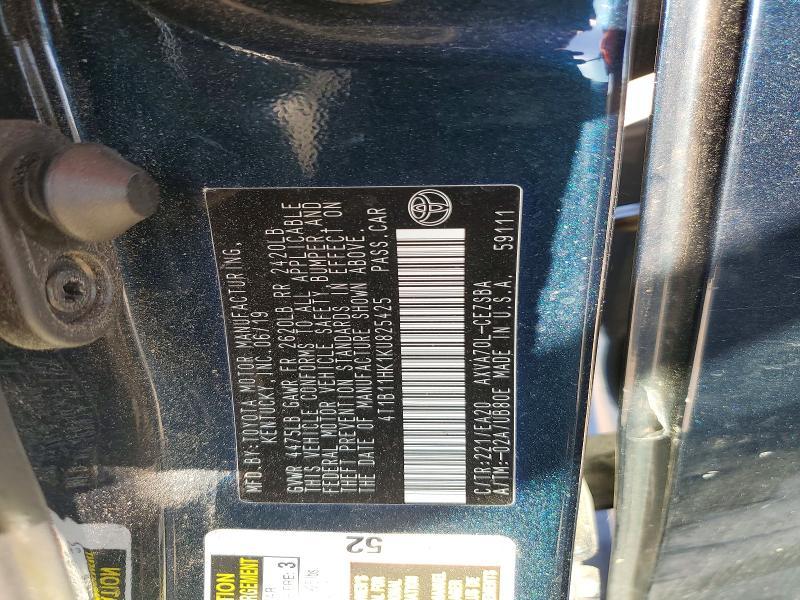 2019 Toyota Camry se