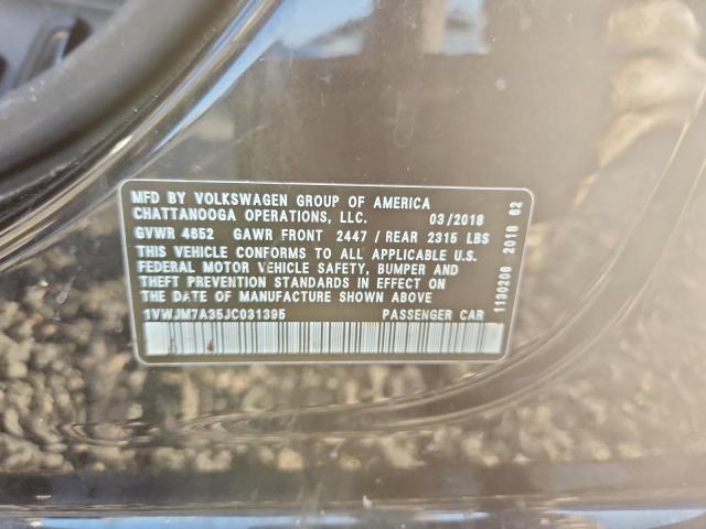 2018 Volkswagen Passat gt