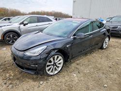 Tesla Model 3 salvage cars for sale: 2018 Tesla Model 3