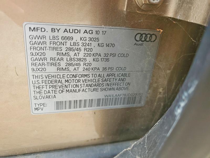 2018 Audi Q7 Premium Plus