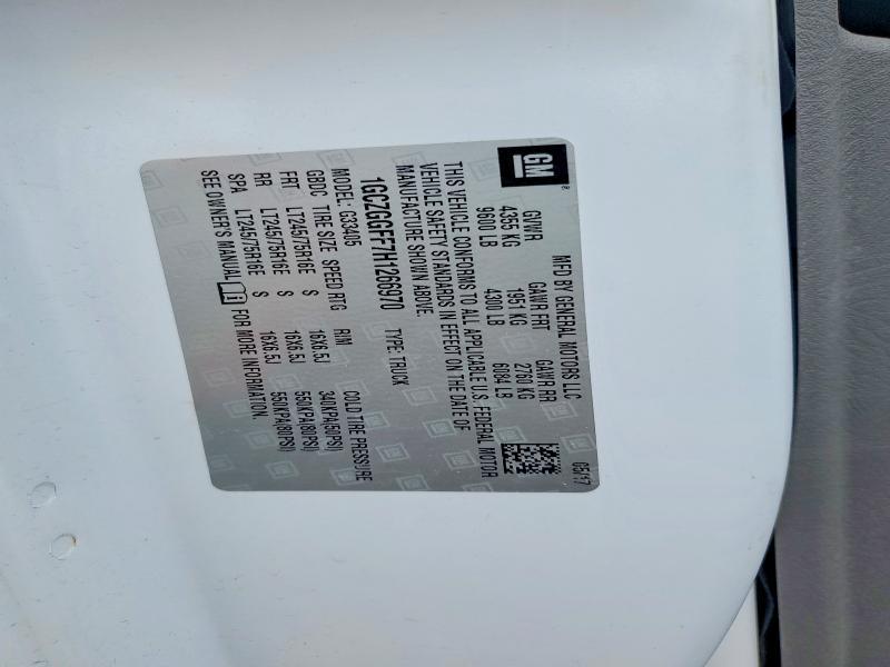 2017 Chev Express G3500