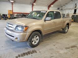 Salvage trucks for sale at Center Rutland, VT auction: 2005 Toyota Tundra Double Cab SR5