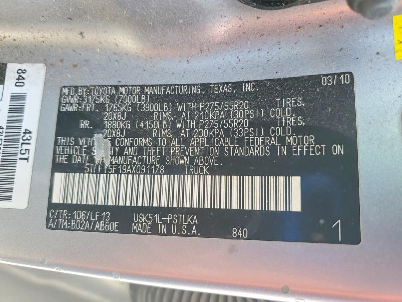 2010 Toyota Tundra Crewmax Limited