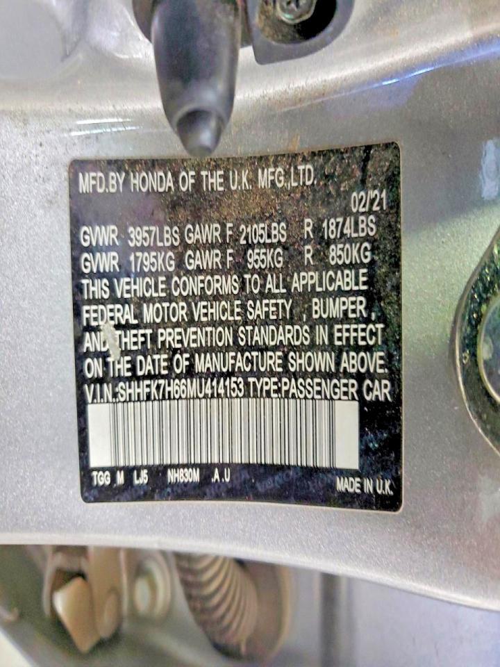 2021 Honda Civic ex