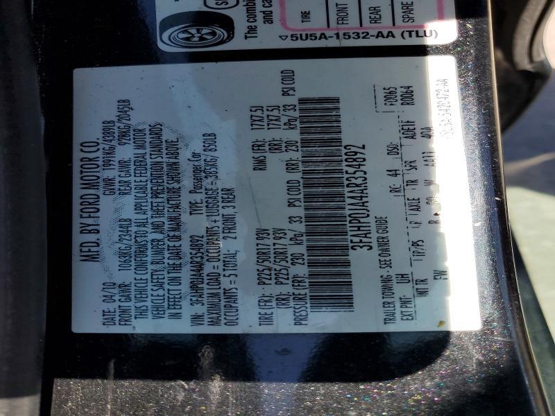 2010 Ford Fusion sel