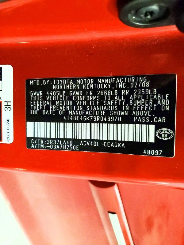 2009 Toyota Camry xle