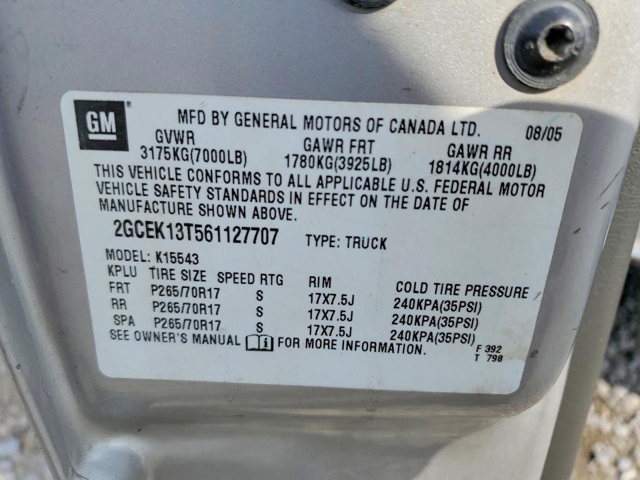 2006 Chevrolet Silverado K1500