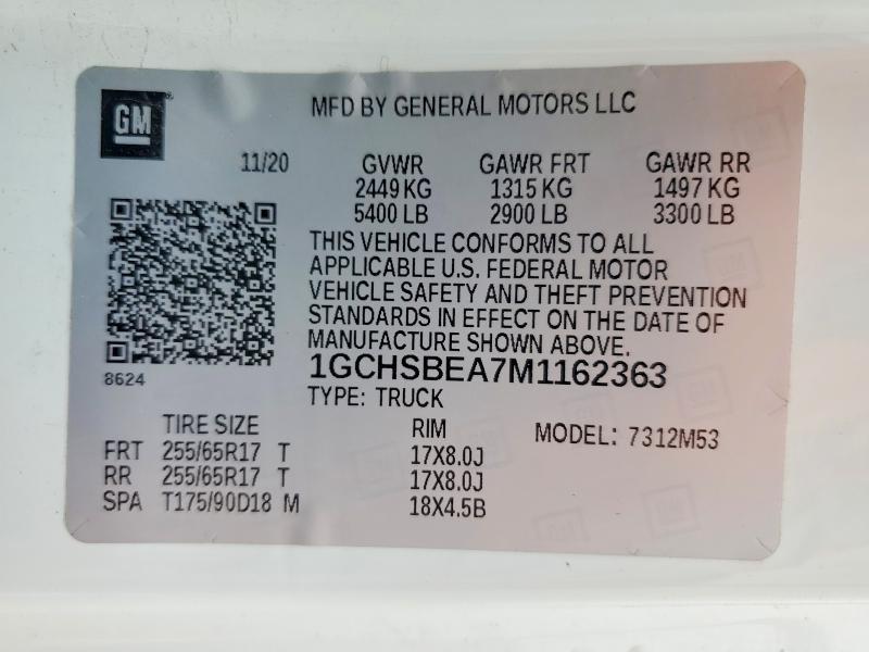 2021 Chevrolet Colorado