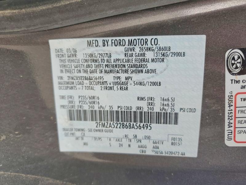 2006 Ford Freestar sel