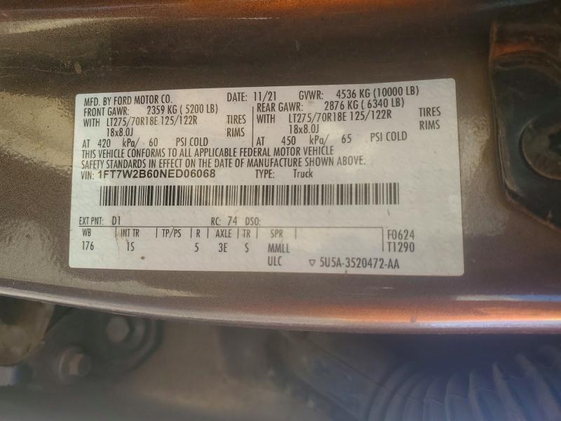 2022 Ford F250 Super Duty