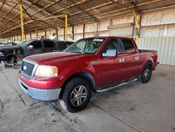 Salvage trucks for sale at Phoenix, AZ auction: 2008 Ford F150 Supercrew