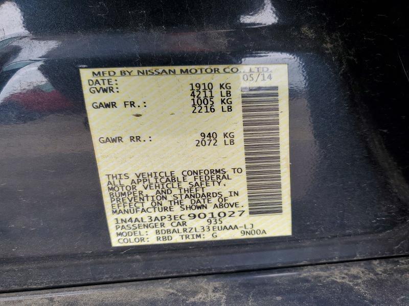 2014 Niss Altima 2.5 s