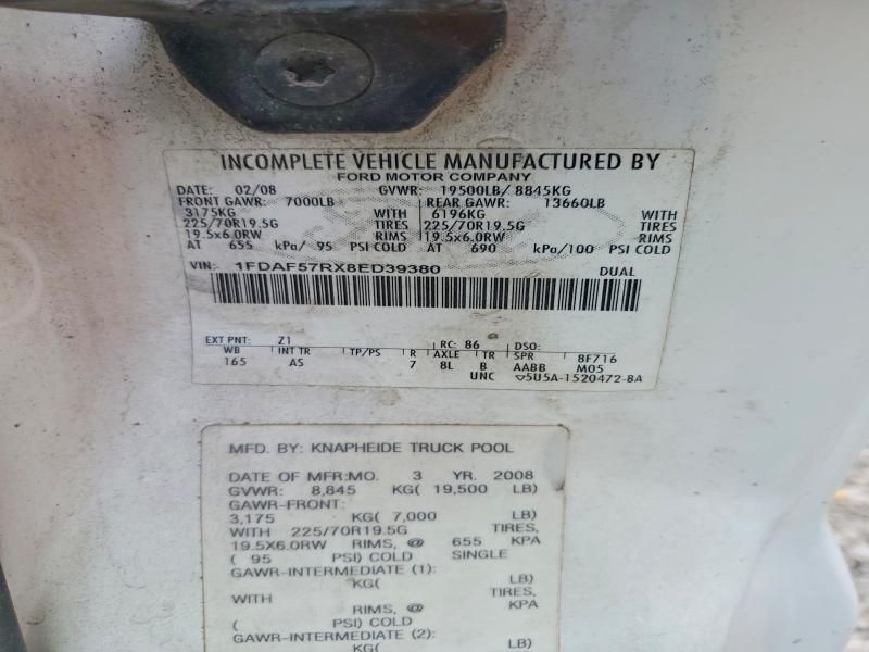 2008 Ford F550 Super Duty Dump Truck