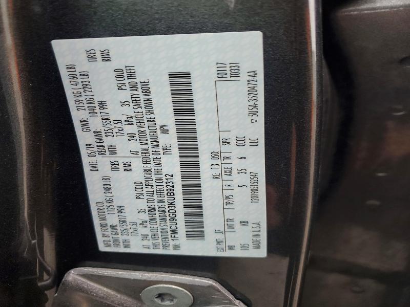 2019 Ford Escape se
