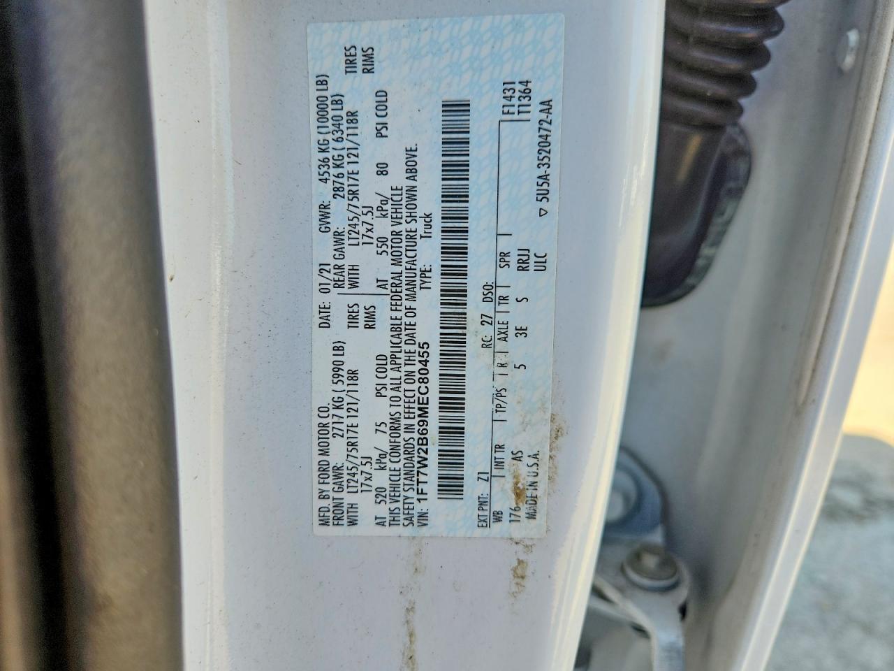 2021 Ford F250 Super Duty