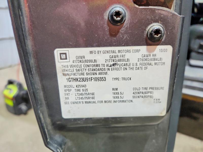 2001 GMC Sierra K2500 Heavy Duty