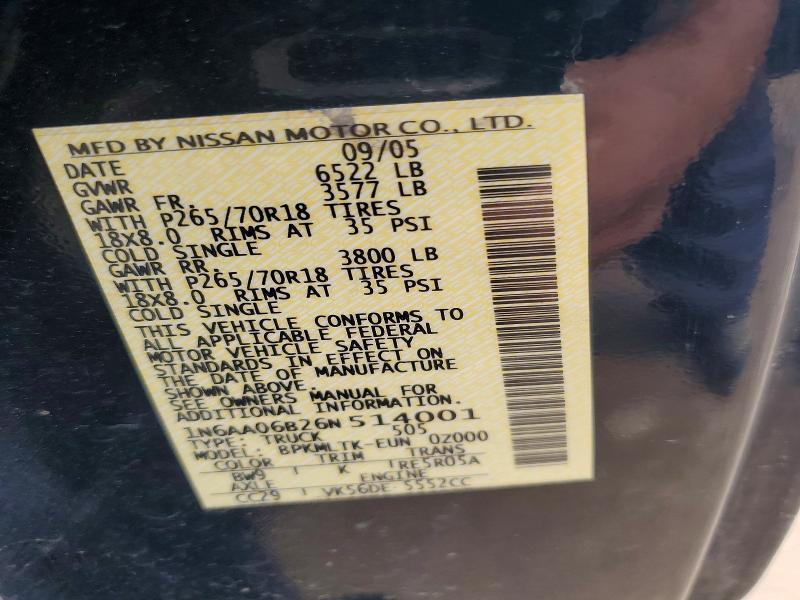 2006 Nissan Titan XE