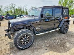 Jeep salvage cars for sale: 2011 Jeep Wrangler Unlimited Sport